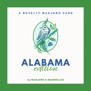 Alabama themed novelty mahjong playing card from Mahjong & Magnolias