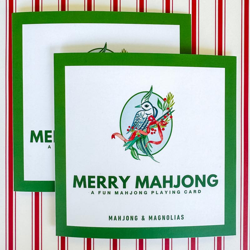 Merry Mahjong Fun Cards