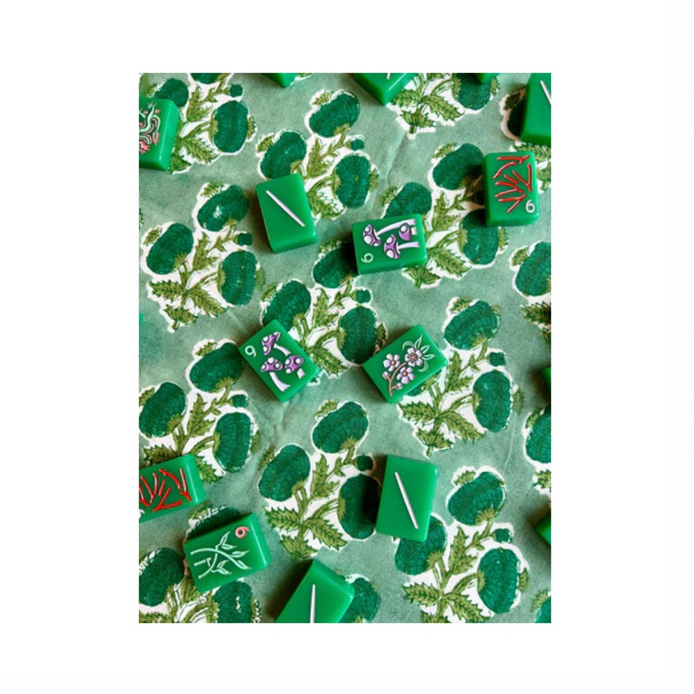 Christina Dickson Home Poms Mahjong Tablecloth