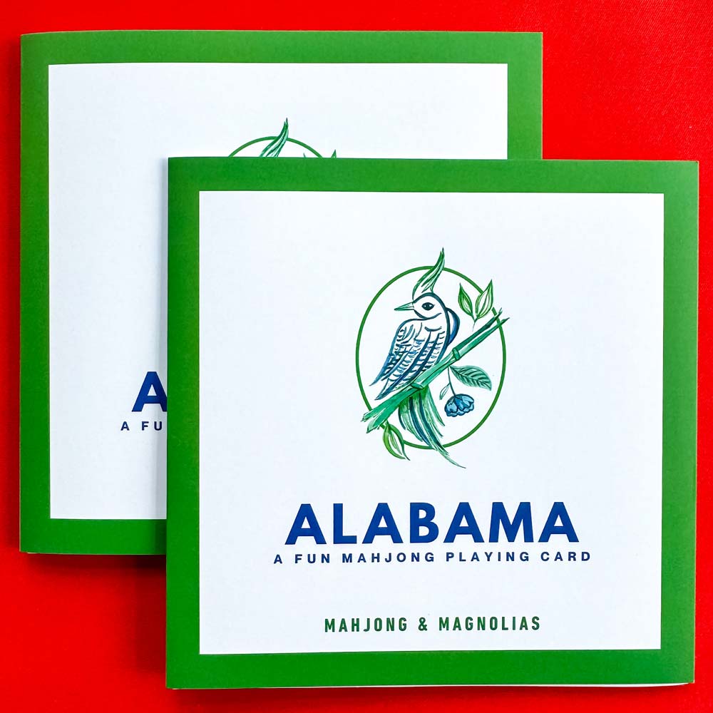 Alabama themed fun mahjong playing card from Mahjong & Magnolias