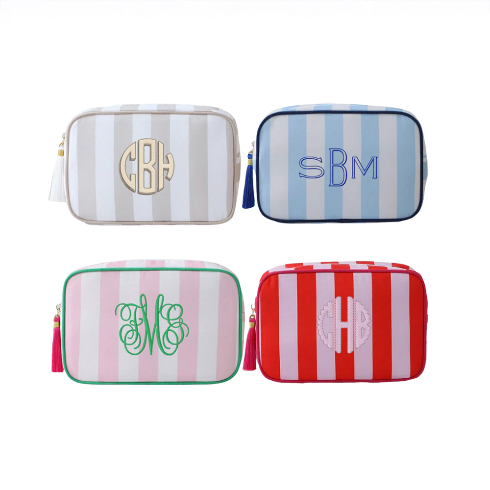 Bird & Bamboo Monogrammed Mahjong Tile Bag