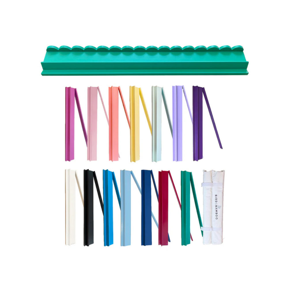 Bird & Bamboo Wooden Mahjong Racks