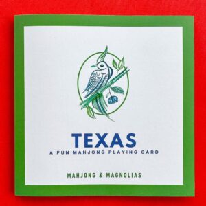 Texas: A Fun Mahjong Playing Card (set of four)