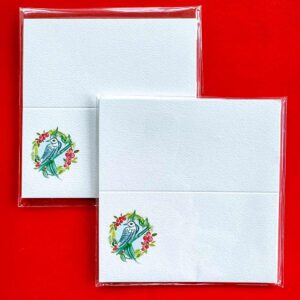 Merry Mahjong holiday themed placecards from Mahjong & Magnolias