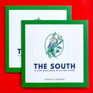 The South themed fun mahjong playing card from Mahjong & Magnolias