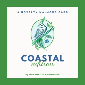 Coastal themed novelty mahjong playing card from Mahjong & Magnolias